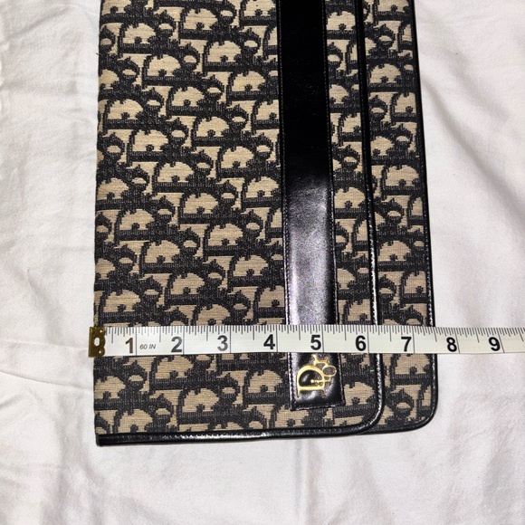 Vintage Christian Dior Monogram Canvas Clutch / Wallet | Made in France - Picture 13 of 15